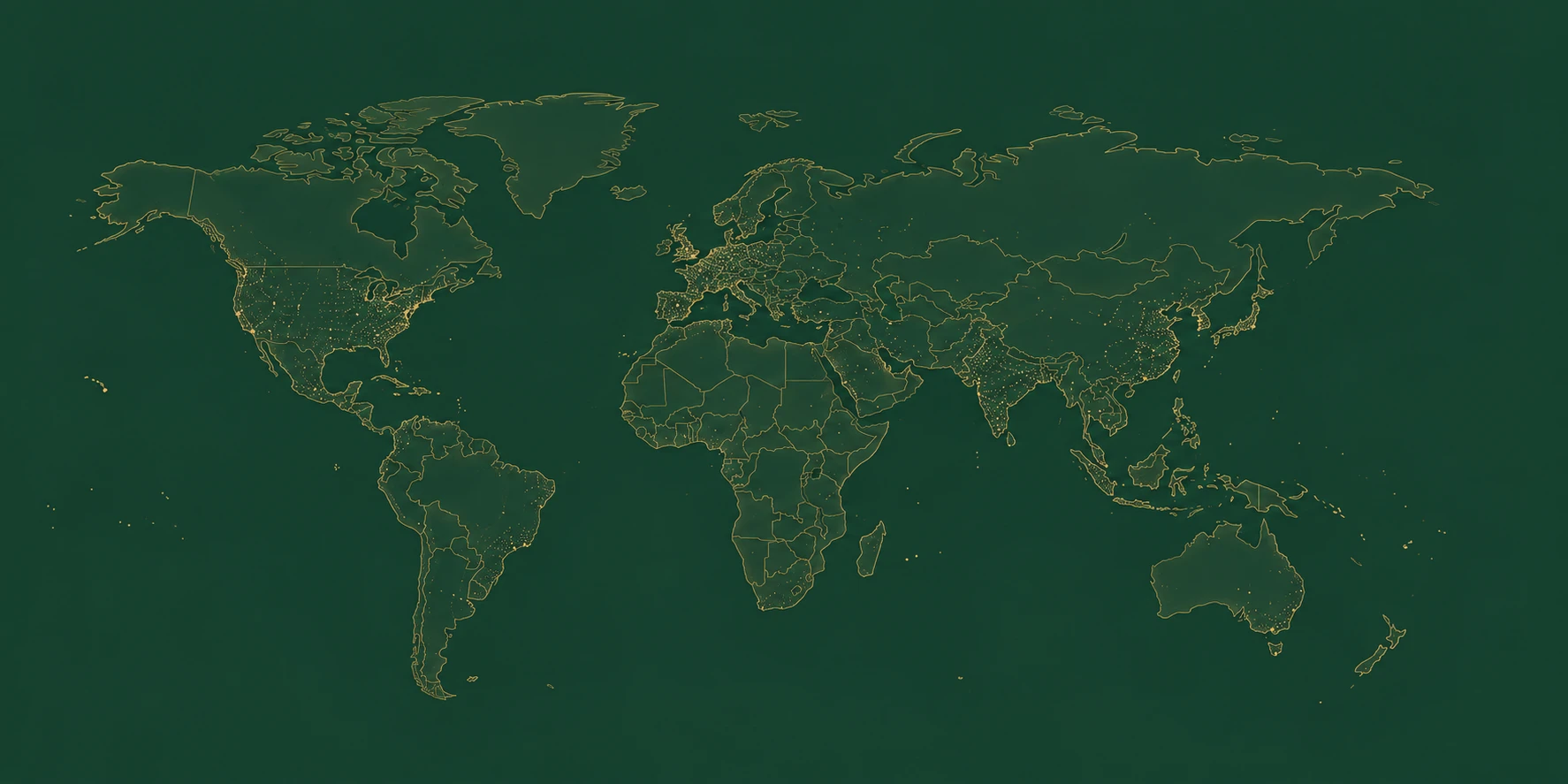 Map of the markets where Canyon is available